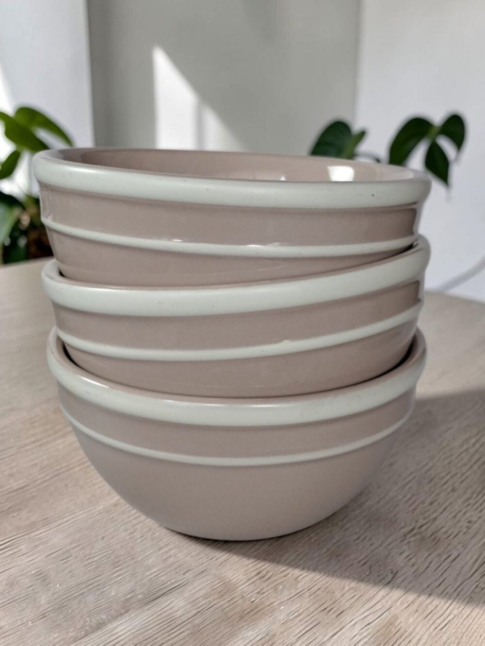 Kate Spade Lenox All In Good Taste Bowls Set Of 3 Sculpted Stripe 6" x 2 3/4"